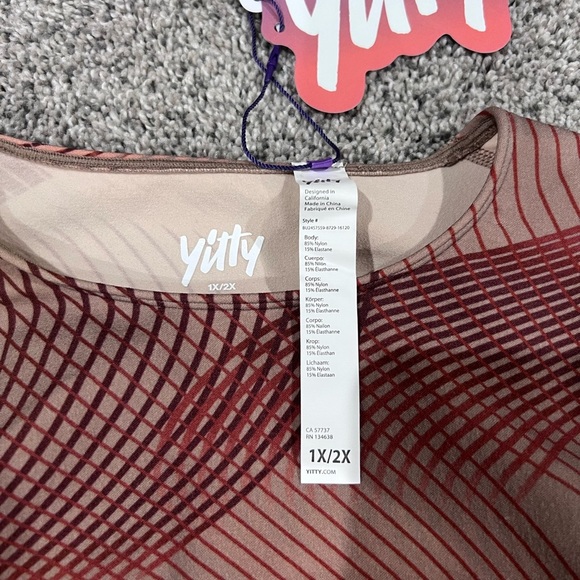 NWT! Yitty By Fabletics Nearly Naked Shapewear Longsleeve Body Brown Size 1X/2X - Picture 8 of 15